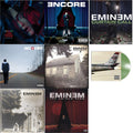 Death Of Slim Shady (Coup De Grace) (X) (Red/Blue Vinyl/2LP) & Encore & Curtain Call: Hits & Recovery & Marshall Mathers LP 2 & Kamikaze (Opaque Olive Green LP Vinyl/Gatefold Jacket) & Marshall Mathers LP & Eminem Show