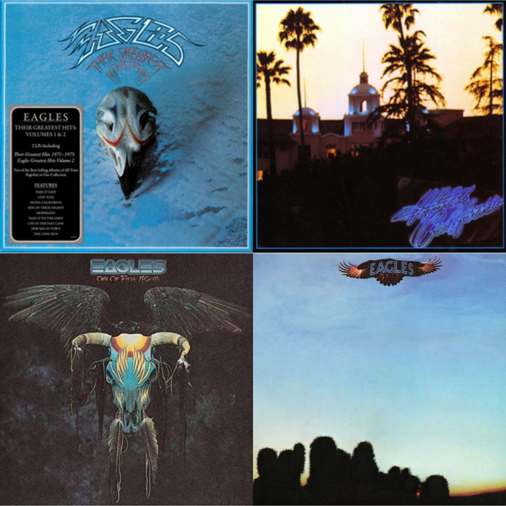 Their Greatest Hits Vol.1 & 2 (2LP/180G) & Hotel California & One Of These Nights & Eagles
