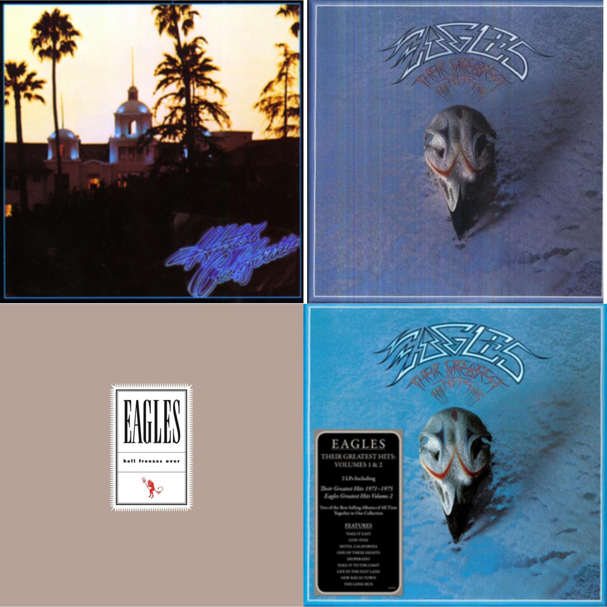 Their Greatest Hits Vol.1 & 2 (2LP/180G) & Hotel California & Their Greatest Hits 1971-1975 & Hell Freezes Over (2LP/Remastered)