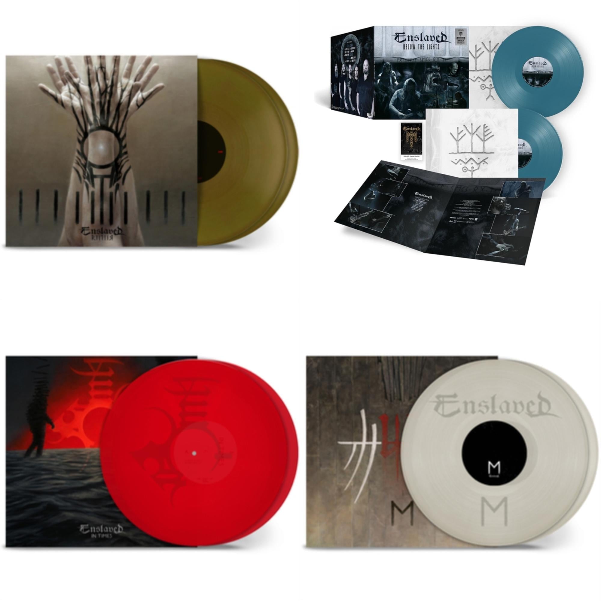 Riitiir (Gold Vinyl/2LP) & Below The Lights (Cinematic Tour 2020/2LP/Aqua Blue Vinyl) & In Times (Trans Red Vinyl/2LP) & E - Natural (2LP)