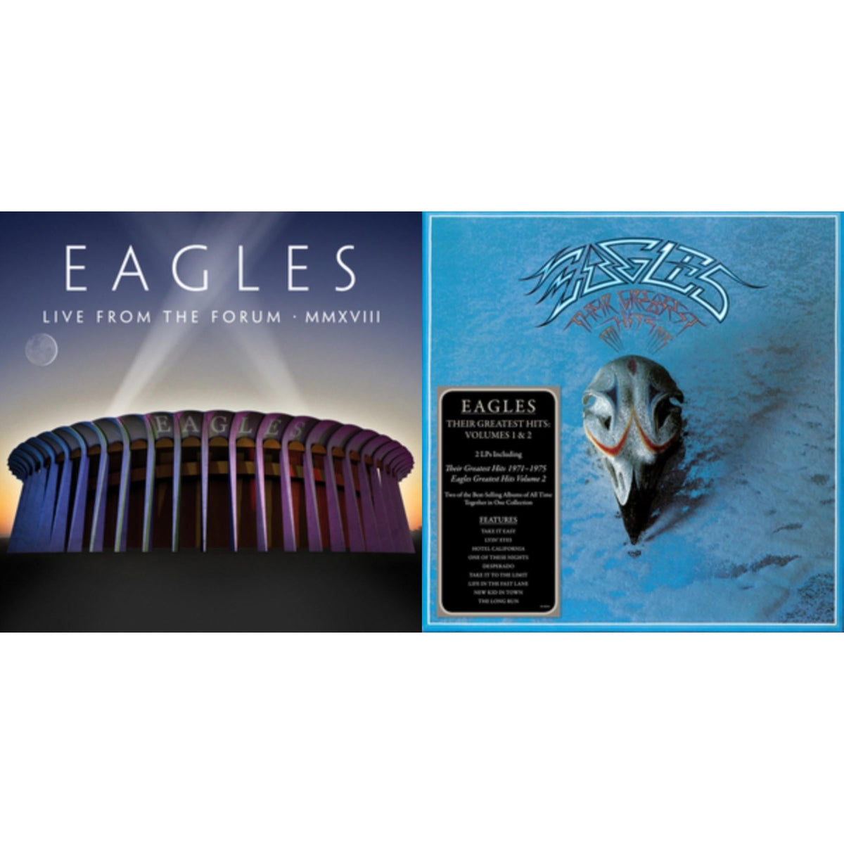 Eagles - Their Greatest Hits Vol.1 & 2 (2LP/180G) & Live From The Forum Mmxviii (4LP/180G)