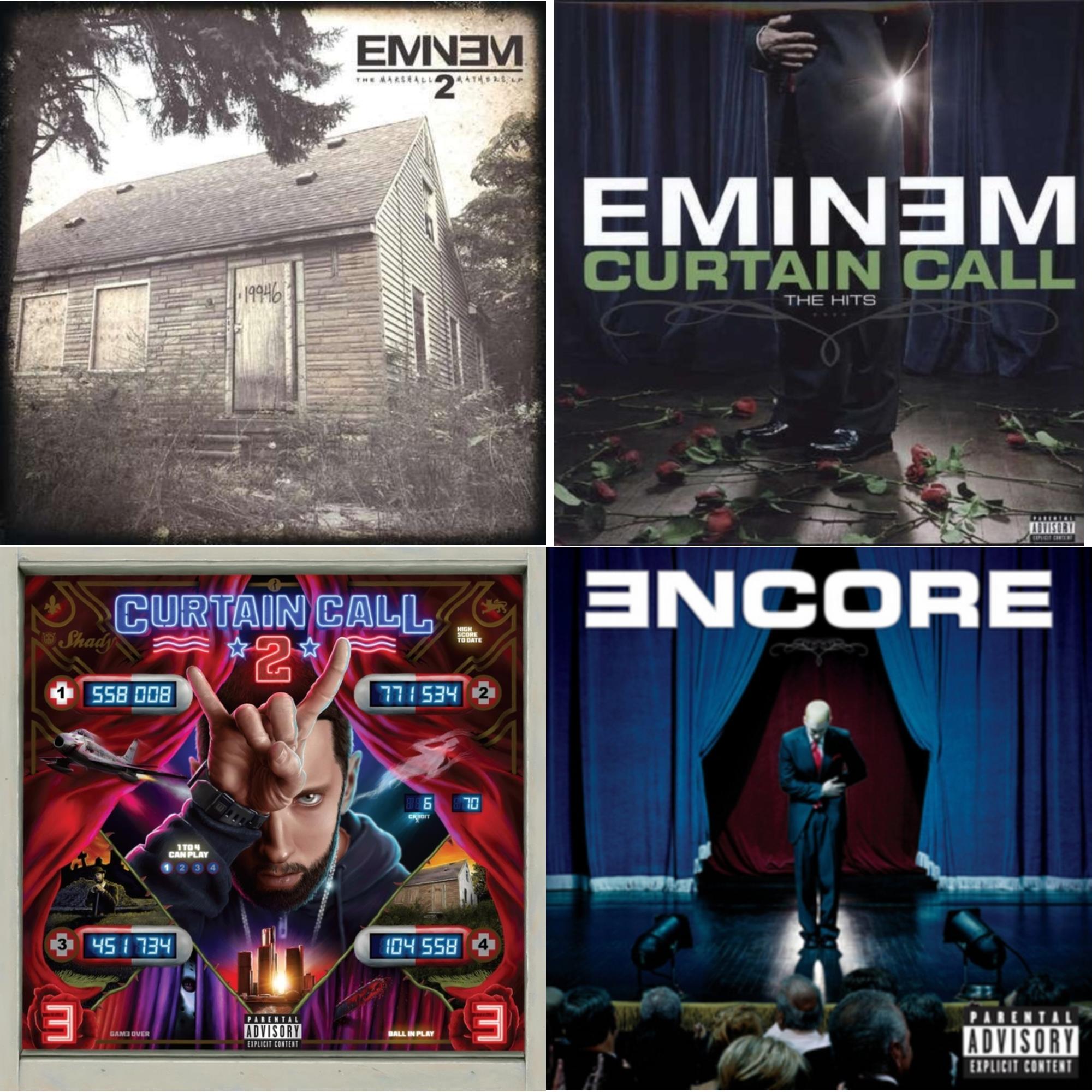 Curtain Call 2 (2LP) & Encore & Curtain Call: Hits & Marshall Mathers LP 2