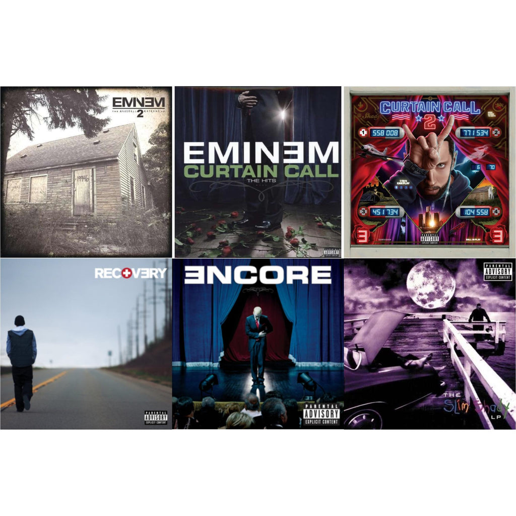 Curtain Call 2 (2LP) & Encore & Curtain Call: Hits & Recovery & Marshall Mathers LP 2 & Slim Shady LP