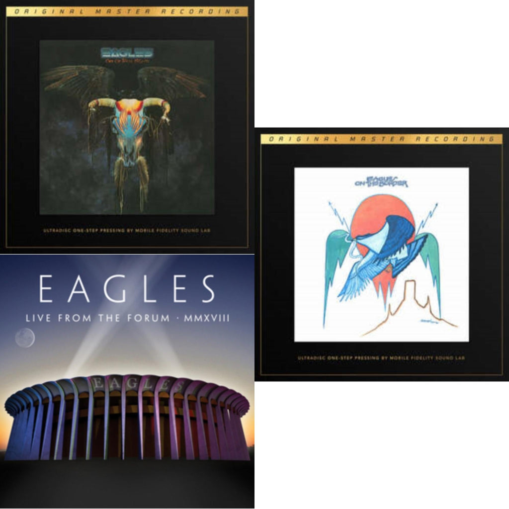 Eagles - One Of These Nights (2LP/180G/45RPM Supervinyl Ultradisc One-Step/Original Masters/Limited/Numbered) & Live From The Forum Mmxviii (4LP/180G) & On The Border (2LP/180G/45RPM Supervinyl Ultradisc One-Step/Original Masters/Limited/Numbered)