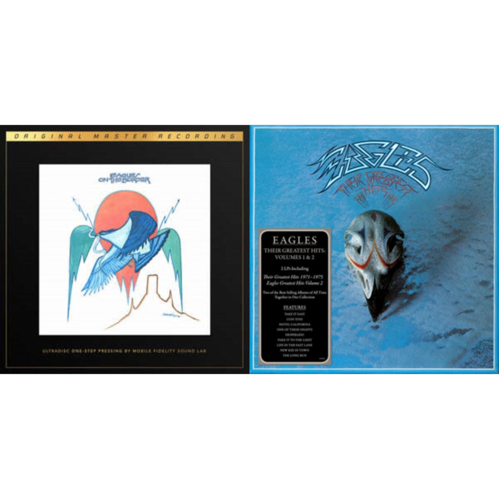 Eagles - Their Greatest Hits Vol.1 & 2 (2LP/180G) & On The Border (2LP/180G/45RPM Supervinyl Ultradisc One-Step/Original Masters/Limited/Numbered)