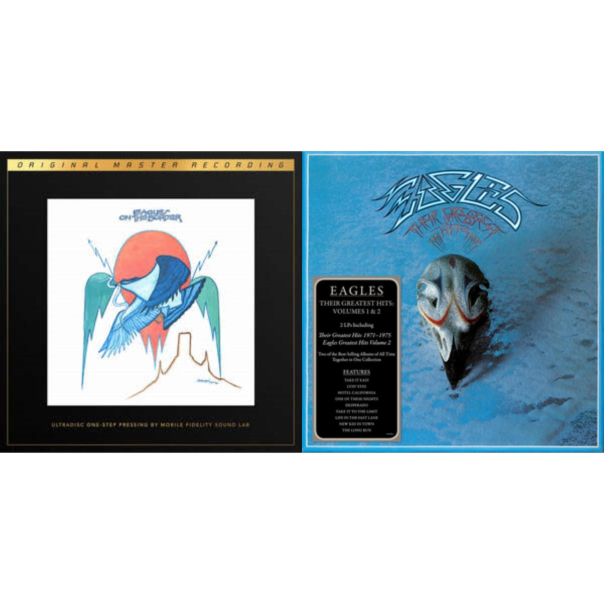 Eagles - Their Greatest Hits Vol.1 & 2 (2LP/180G) & On The Border (2LP/180G/45RPM Supervinyl Ultradisc One-Step/Original Masters/Limited/Numbered)