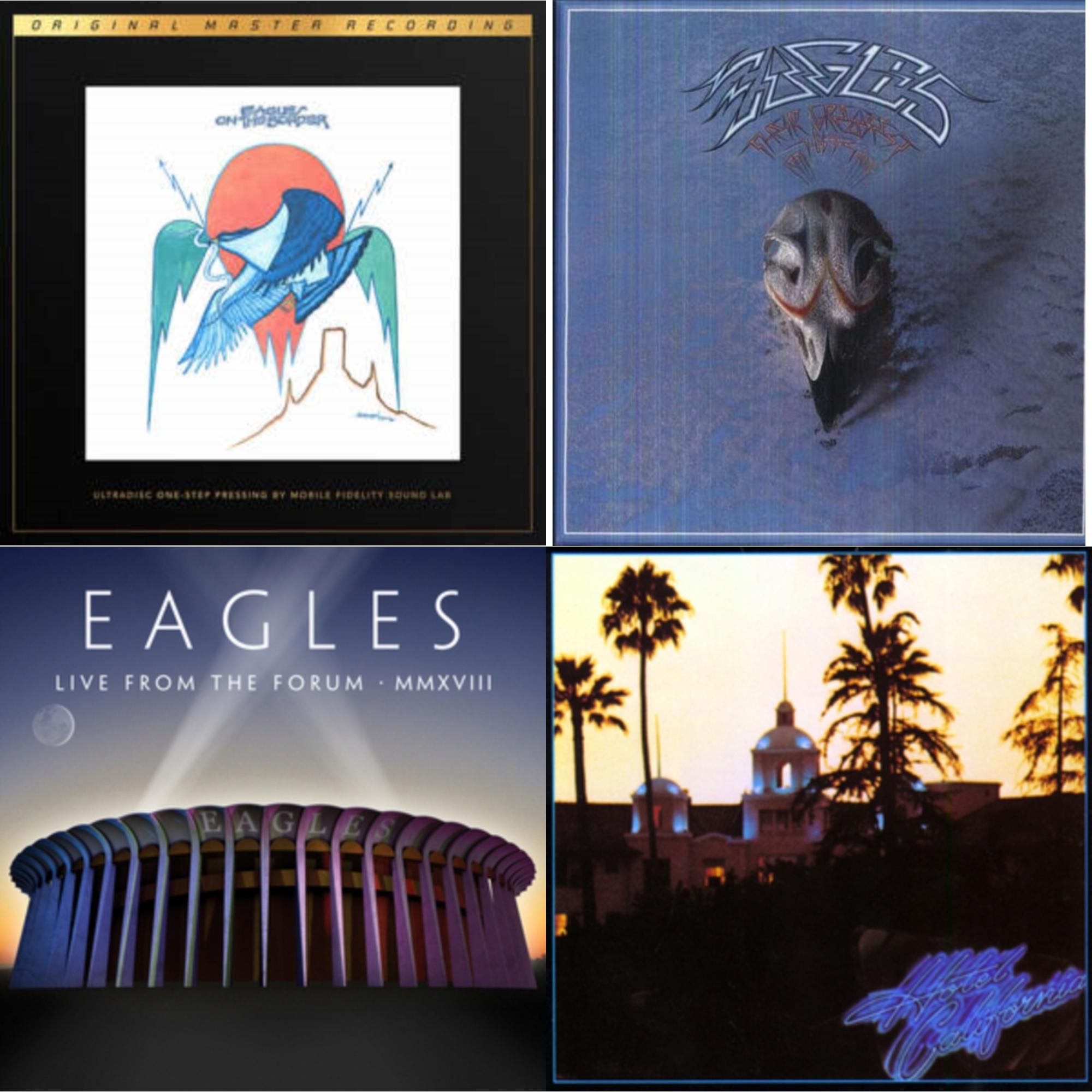 Hotel California & Their Greatest Hits 1971-1975 & Live From The Forum Mmxviii (4LP/180G) & On The Border (2LP/180G/45RPM Supervinyl Ultradisc One-Step/Original Masters/Limited/Numbered)