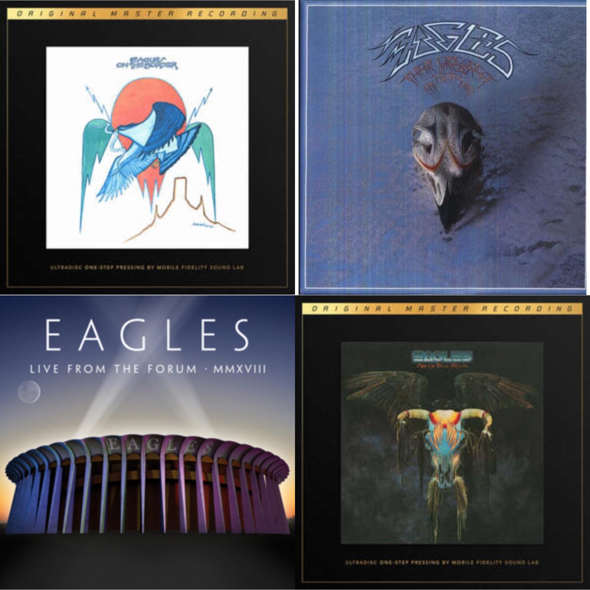 Eagles - Their Greatest Hits 1971-1975 & Live From The Forum Mmxviii (4LP/180G) & On The Border (2LP/180G/45RPM Supervinyl Ultradisc One-Step/Original Masters/Limited/Numbered) & One Of These Nights (2LP/180G/45RPM Supervinyl Ultradisc