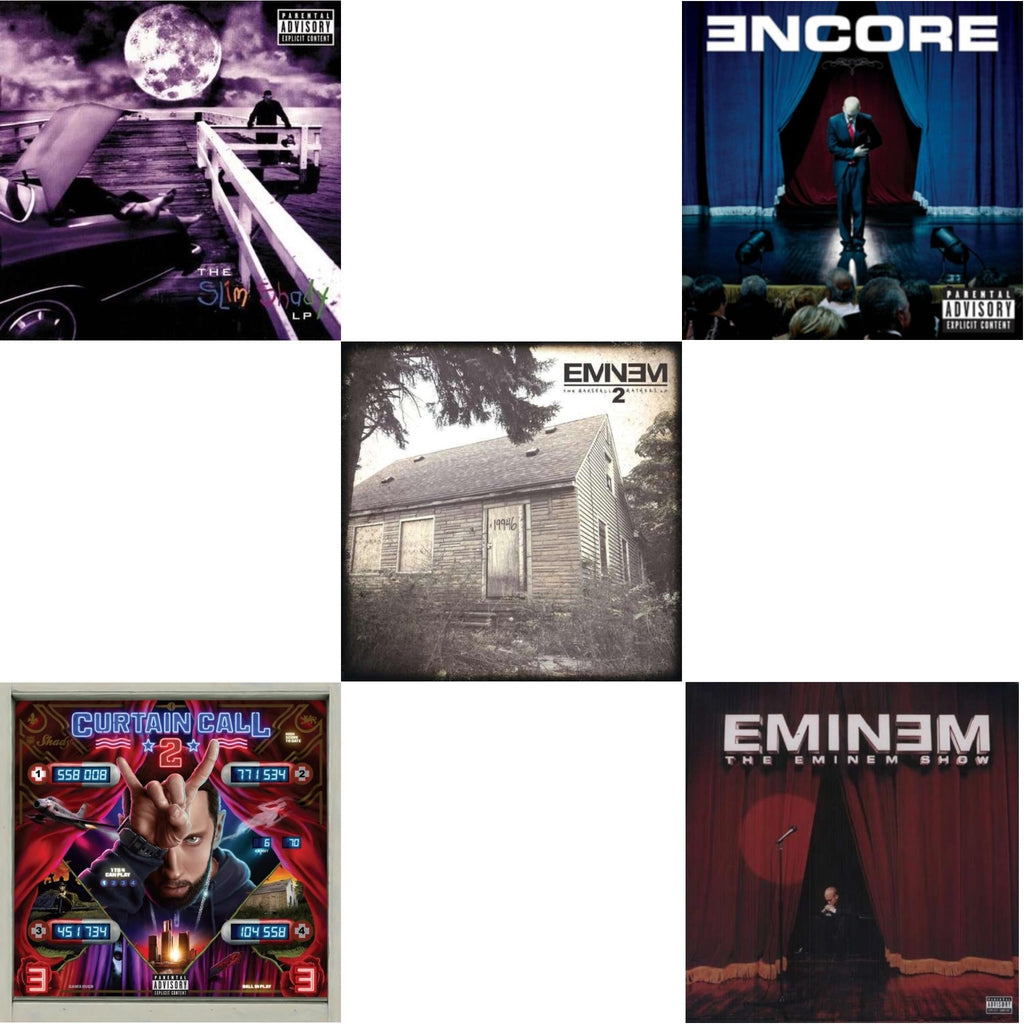 Curtain Call 2 (2LP) & Encore & Marshall Mathers LP 2 & Slim Shady LP & Eminem Show
