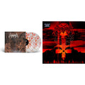 Enthroned - Towards The Skullthrone / Regie Sathanas (Clear LP Vinyl With Brown/Red/White Splatter LP Vinyl) & Apocolypse Manifesto (Clear LP Vinyl With Red/Orange/Grey Splatter LP Vinyl)