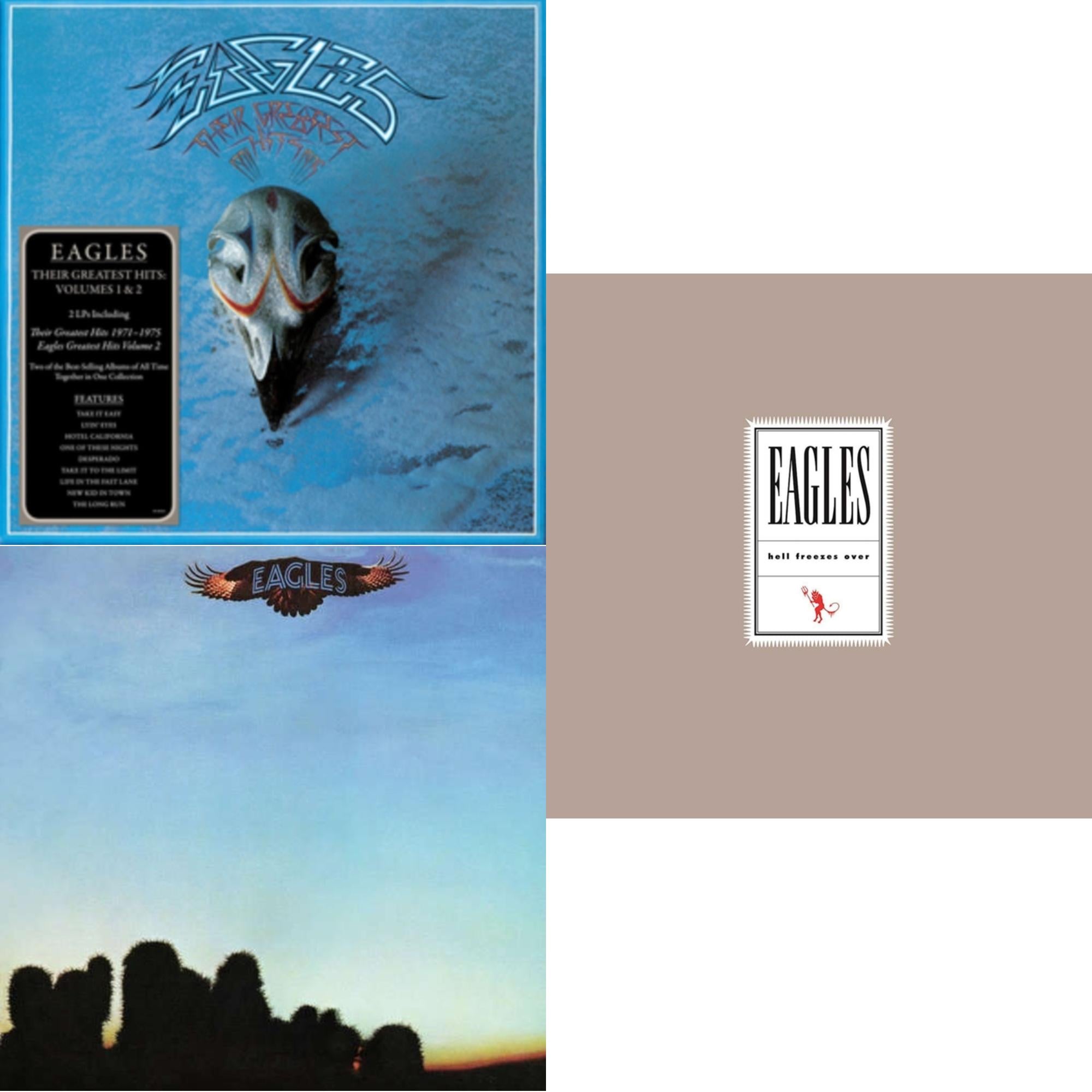Their Greatest Hits Vol.1 & 2 (2LP/180G) & Eagles & Hell Freezes Over (2LP/Remastered)