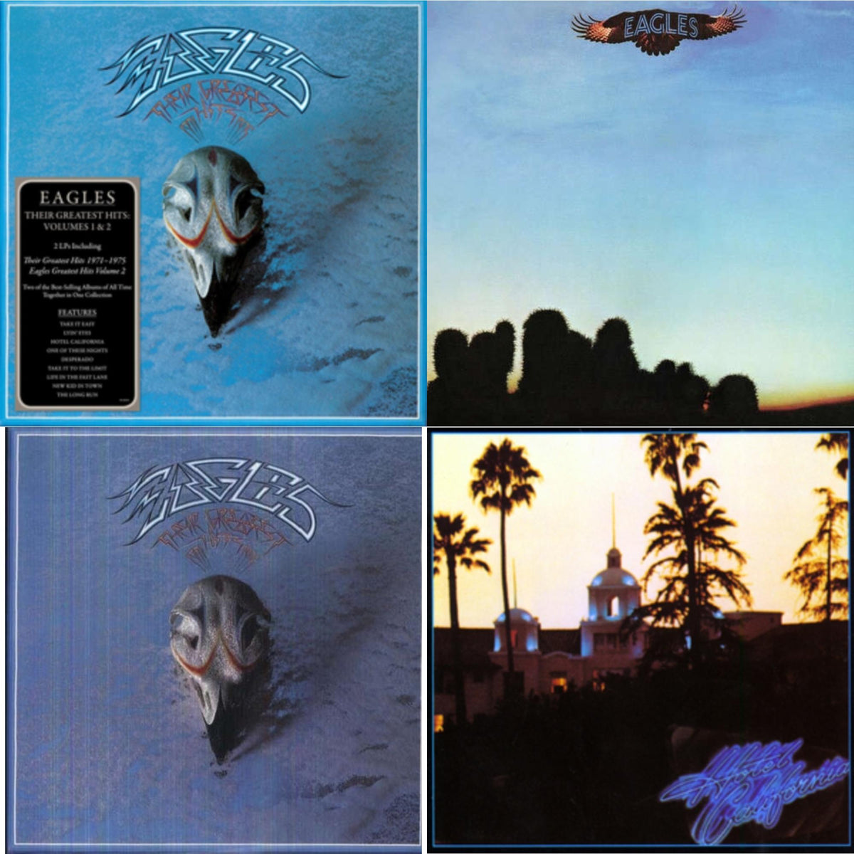 Their Greatest Hits Vol.1 & 2 (2LP/180G) & Hotel California & Eagles & Their Greatest Hits 1971-1975