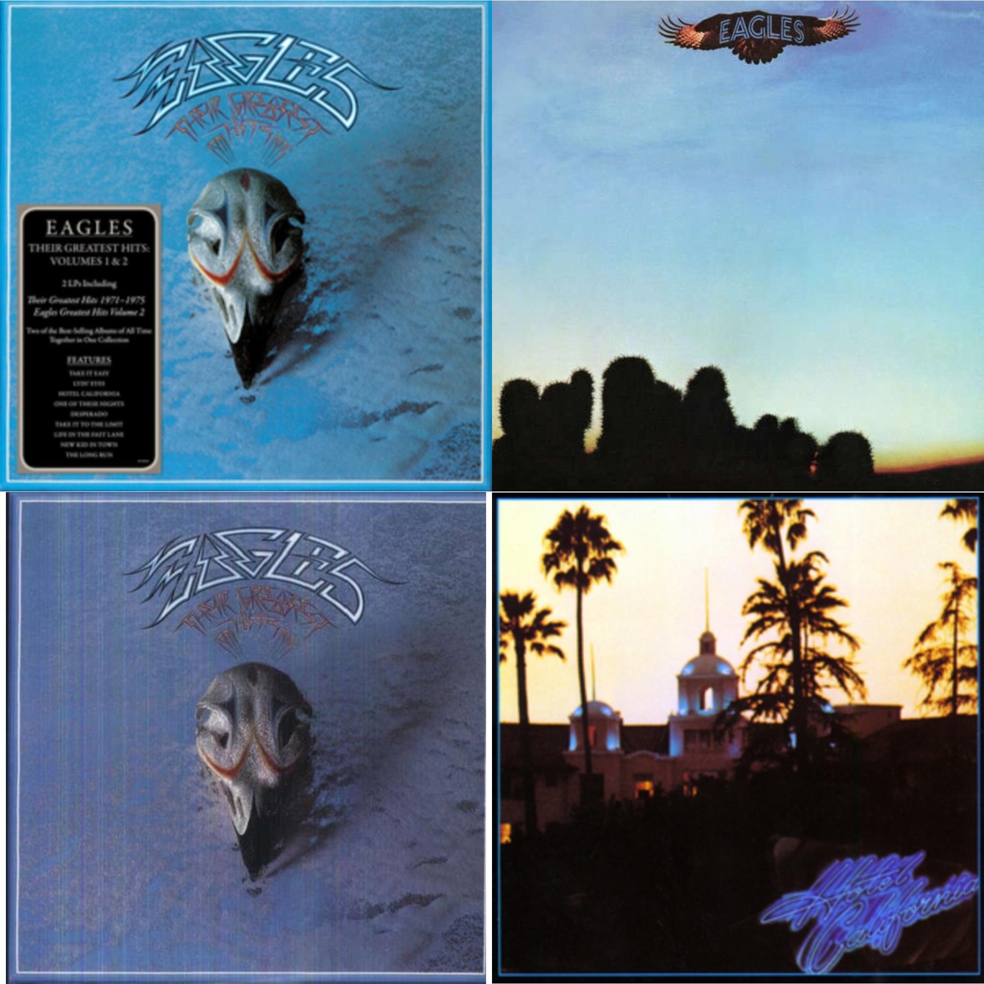 Their Greatest Hits Vol.1 & 2 (2LP/180G) & Hotel California & Eagles & Their Greatest Hits 1971-1975