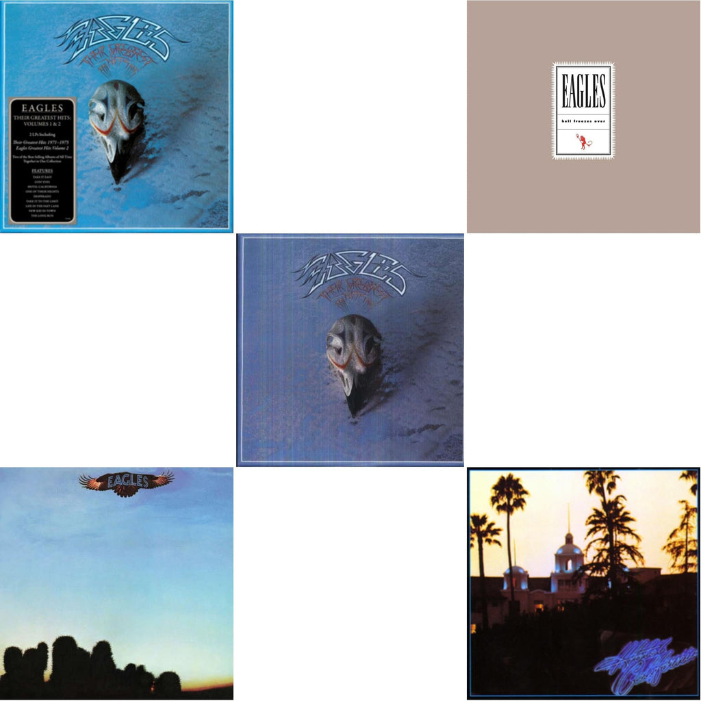 Their Greatest Hits Vol.1 & 2 (2LP/180G) & Hotel California & Eagles & Their Greatest Hits 1971-1975 & Hell Freezes Over (2LP/Remastered)