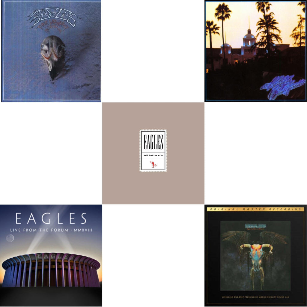 Hotel California & Their Greatest Hits 1971-1975 & Hell Freezes Over (2LP/Remastered) & Live From The Forum Mmxviii (4LP/180G) & One Of These Nights (2LP/180G/45RPM Supervinyl Ultradisc One-Step/Original Masters/Limited/Numbered)