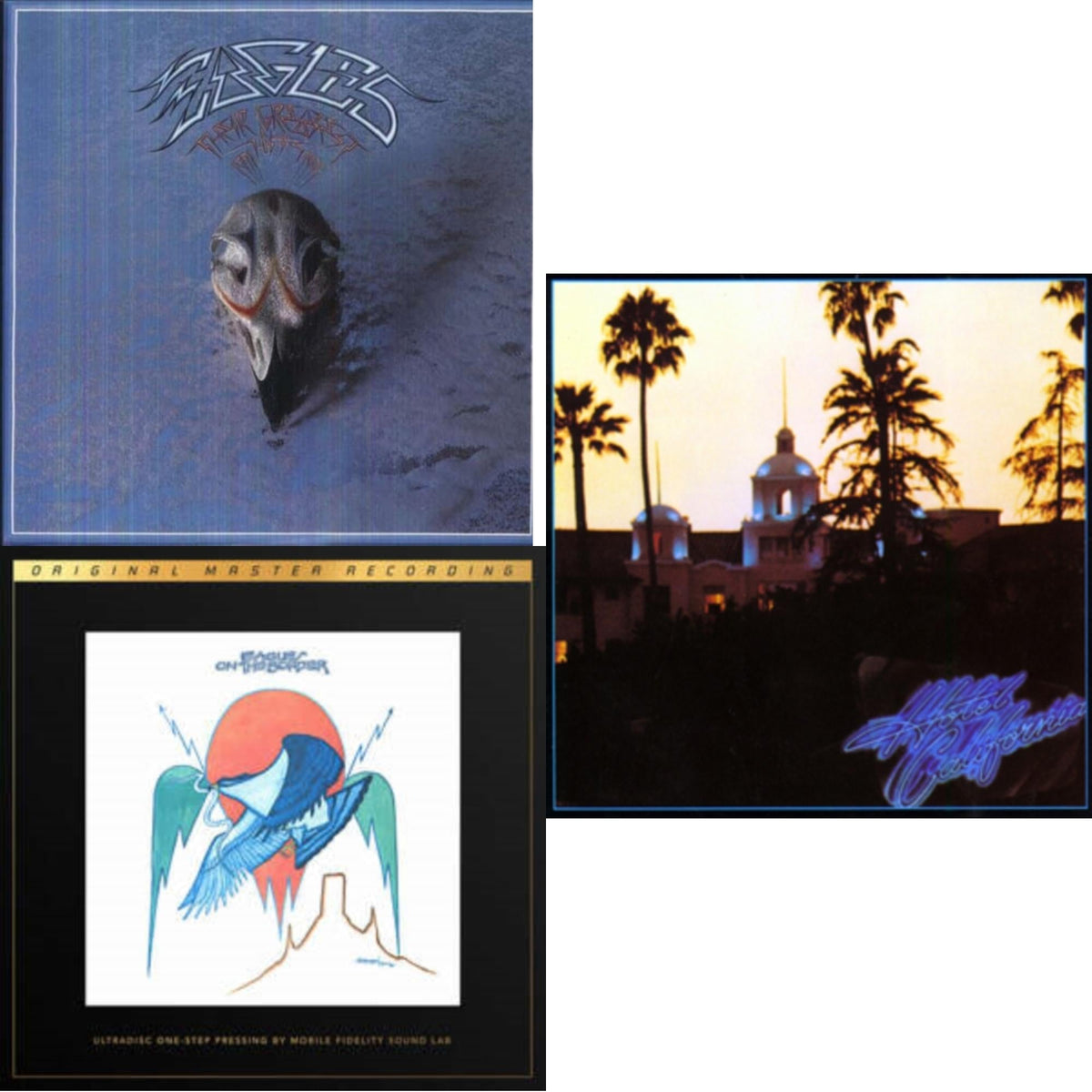 Hotel California & Their Greatest Hits 1971-1975 & On The Border (2LP/180G/45RPM Supervinyl Ultradisc One-Step/Original Masters/Limited/Numbered)