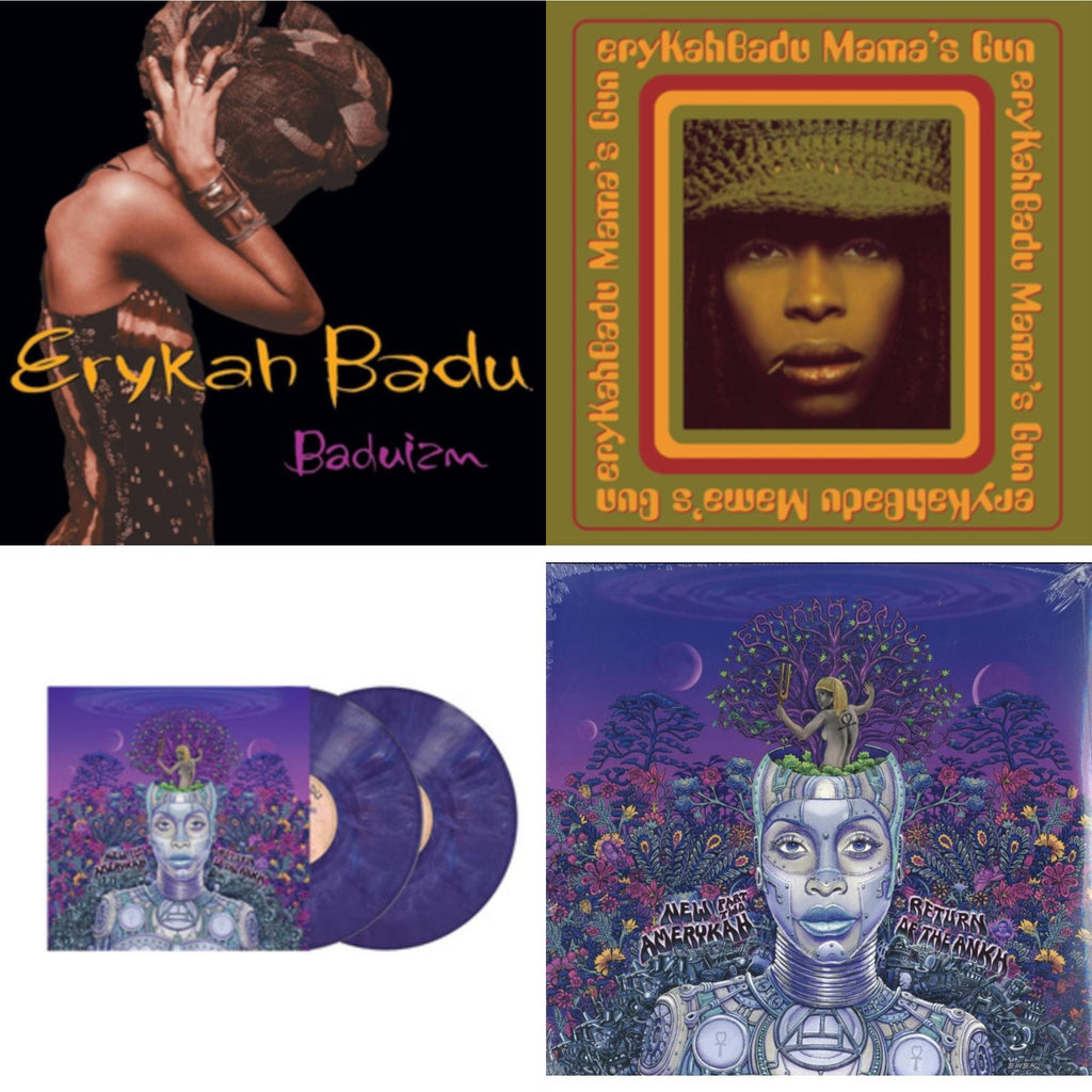 New Amerykah Part Two (Return Of The Ankh) (Violet Vinyl/2LP) & New Amerykah Part 2: Return Of Ankh & Baduizm & Mama's Gun