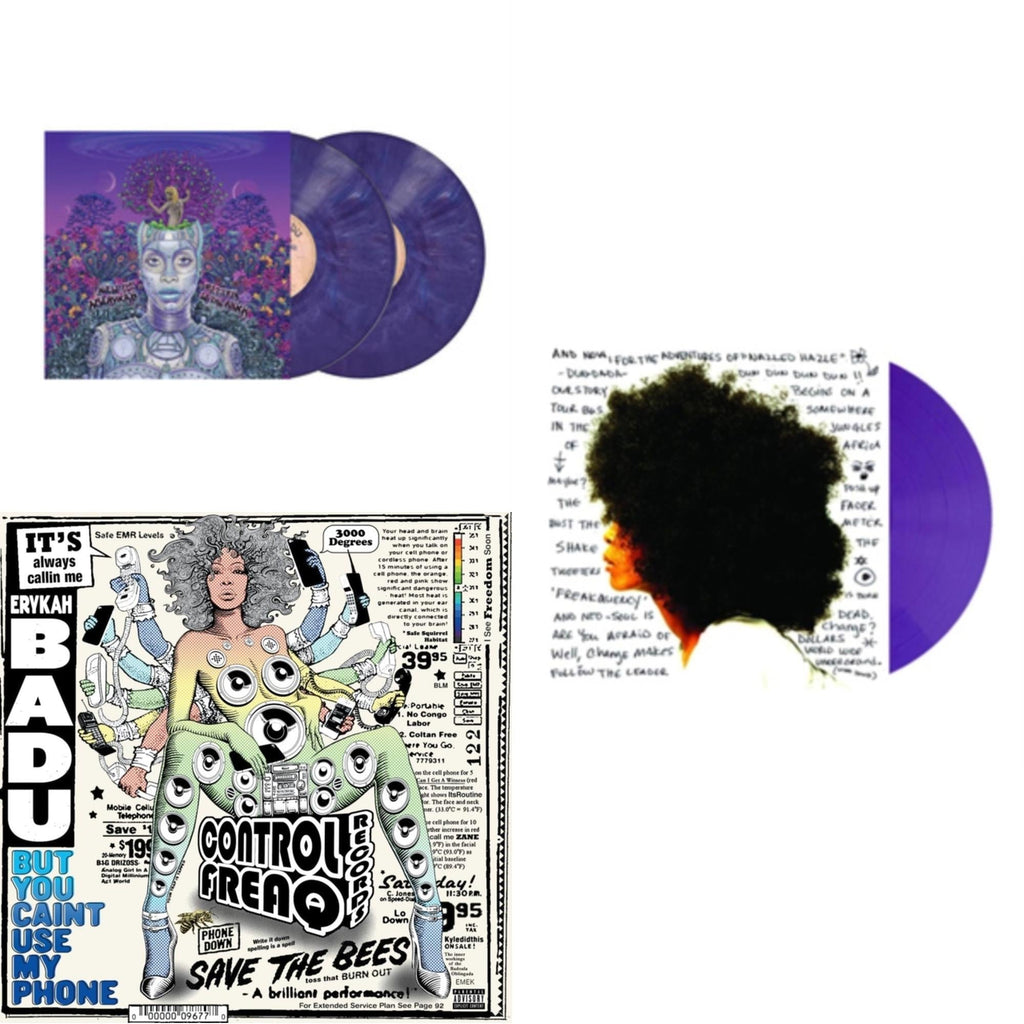 Worldwide Underground (Purple LP Vinyl) & New Amerykah Part Two (Return Of The Ankh) (Violet Vinyl/2LP) & But You Caint Use My Phone (Purple LP Vinyl)