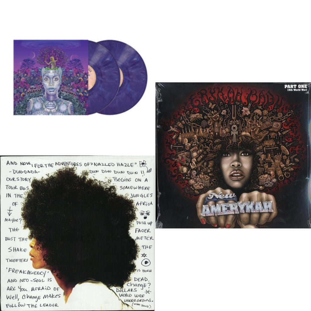 New Amerykah Part Two (Return Of The Ankh) (Violet Vinyl/2LP) & Worldwide Underground & New Amerykah Part 1: 4Th World War