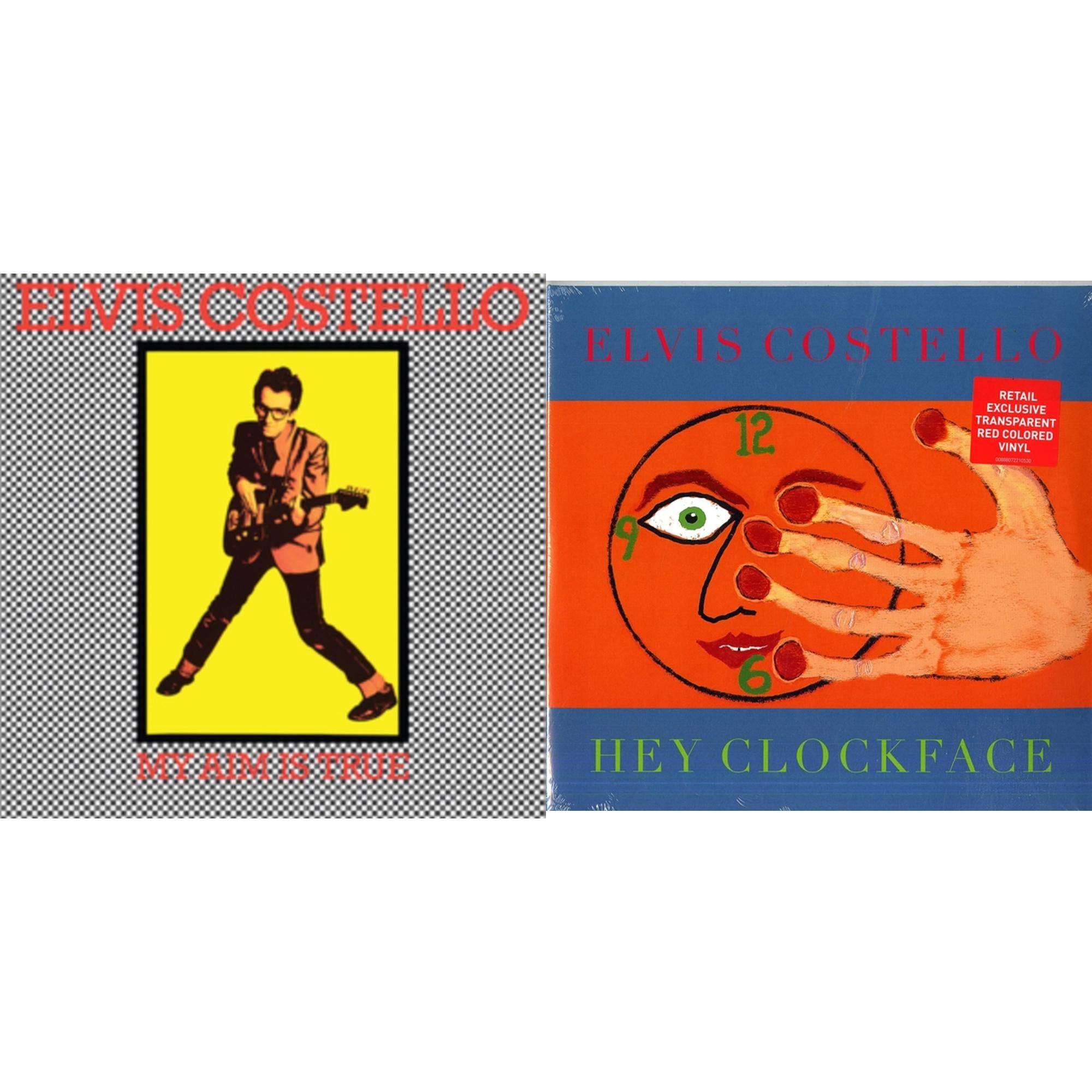 My Aim Is True & Hey Clockface (Transparent Red Vinyl/2LP) (I)