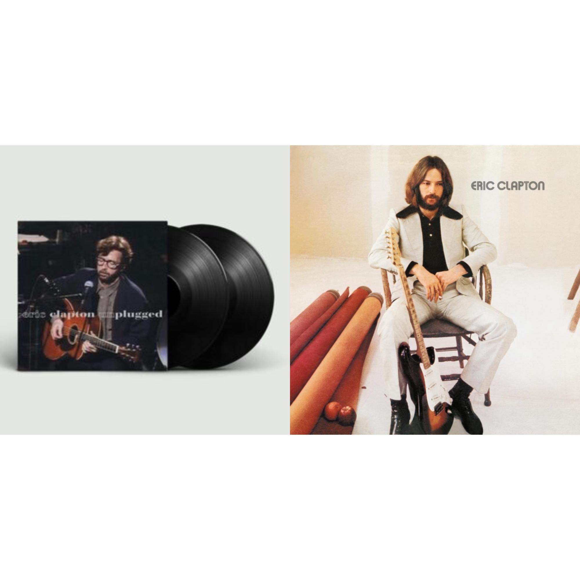 Eric Clapton - Unplugged & Eric Clapton - LP Vinyl Bundle