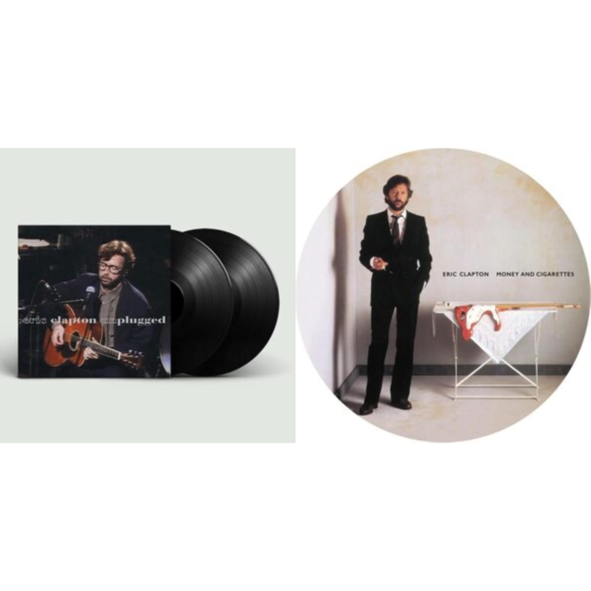 Eric Clapton - Money & Cigarettes (Picture Disc) & Unplugged - LP Vinyl Bundle