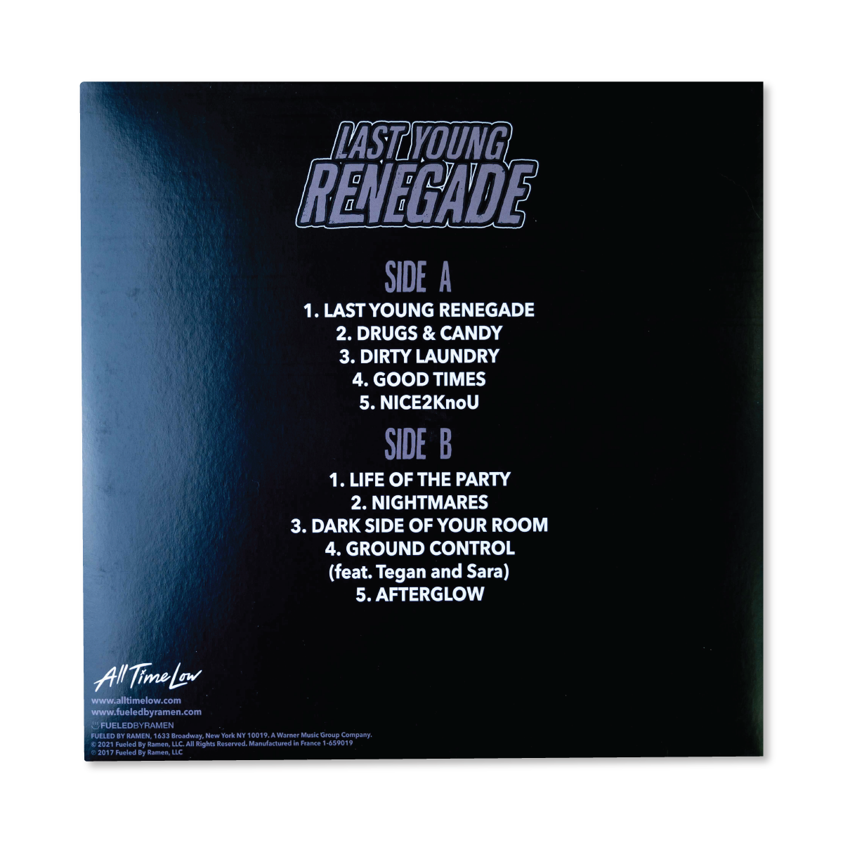 All Time Low - Last Young Renegade Limited Edition Vinyl Record LP