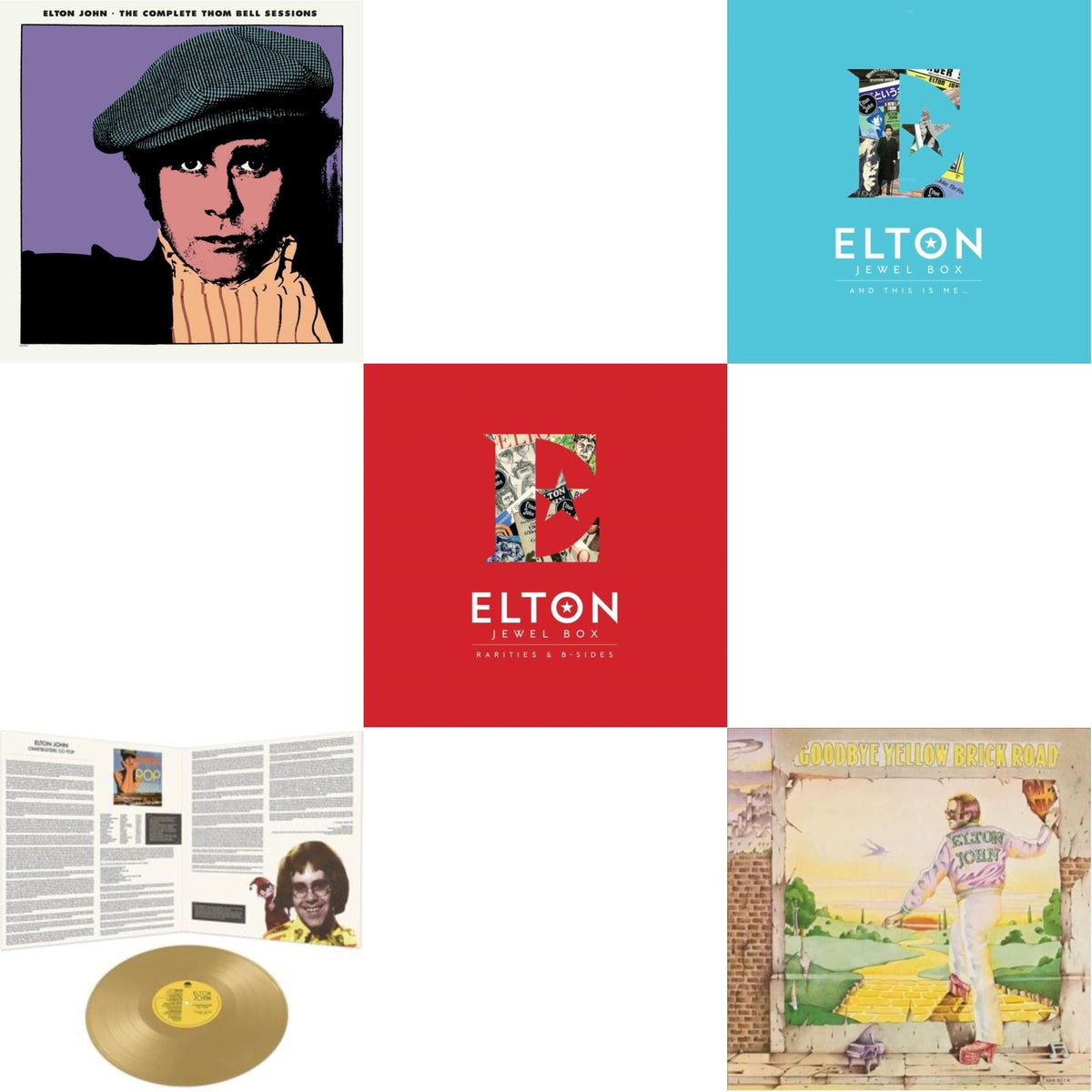 Complete Thom Bell Sessions (Ep) (180G/Purple LP Vinyl) & Jewel Box (3LP - Rarities & B-Sides) & Jewel Box (2LP - And This Is Me) & Goodbye Yellow Brick Road & Chartbusters Go Pop - Legendary Covers '69 / '70 (Gold LP Vinyl)