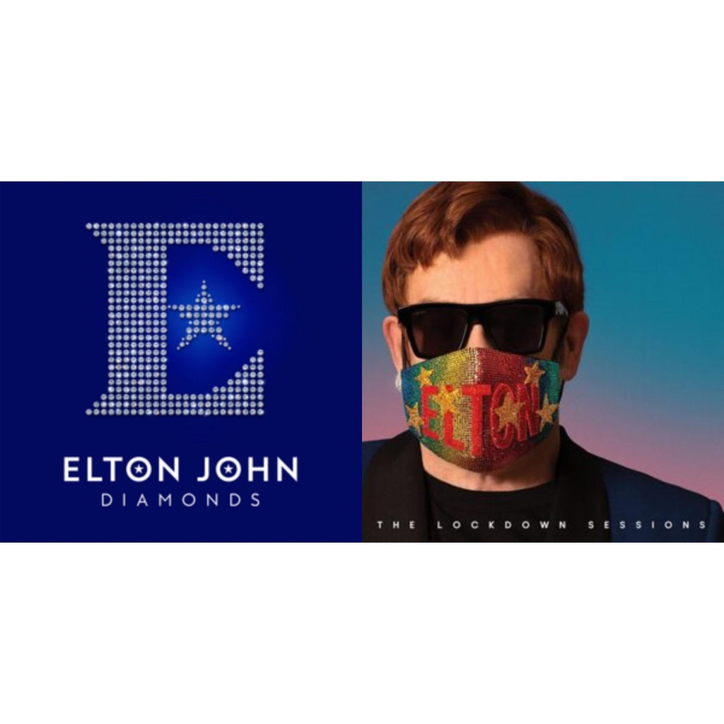 Elton John - Lockdown Sessions (Blue Vinyl/2LP) (X) & Diamonds (2LP)