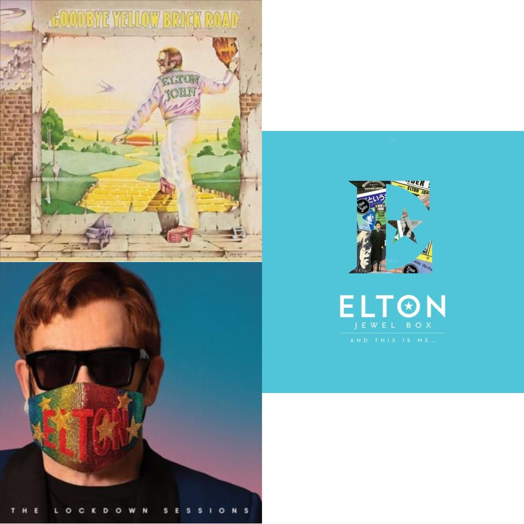 Lockdown Sessions (Blue Vinyl/2LP) (X) & Jewel Box (2LP - And This Is Me) & Goodbye Yellow Brick Road
