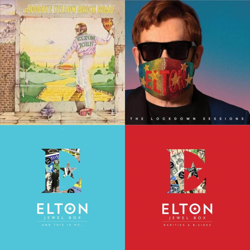 Lockdown Sessions (Blue Vinyl/2LP) (X) & Jewel Box (3LP - Rarities & B-Sides) & Jewel Box (2LP - And This Is Me) & Goodbye Yellow Brick Road