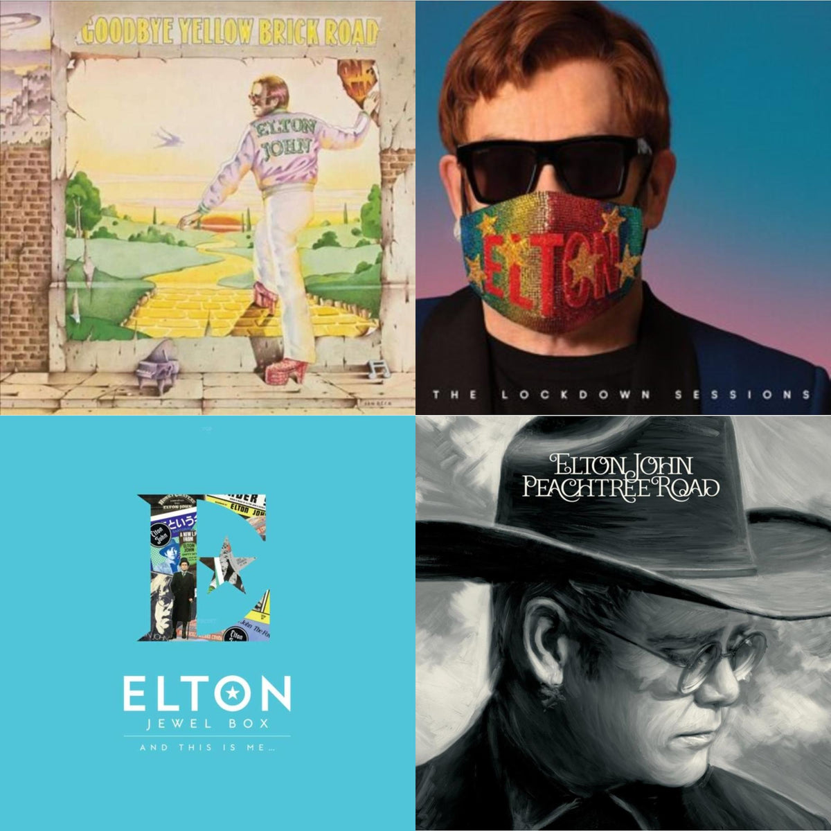Lockdown Sessions (Blue Vinyl/2LP) (X) & Peachtree Road (2LP) & Jewel Box (2LP - And This Is Me) & Goodbye Yellow Brick Road