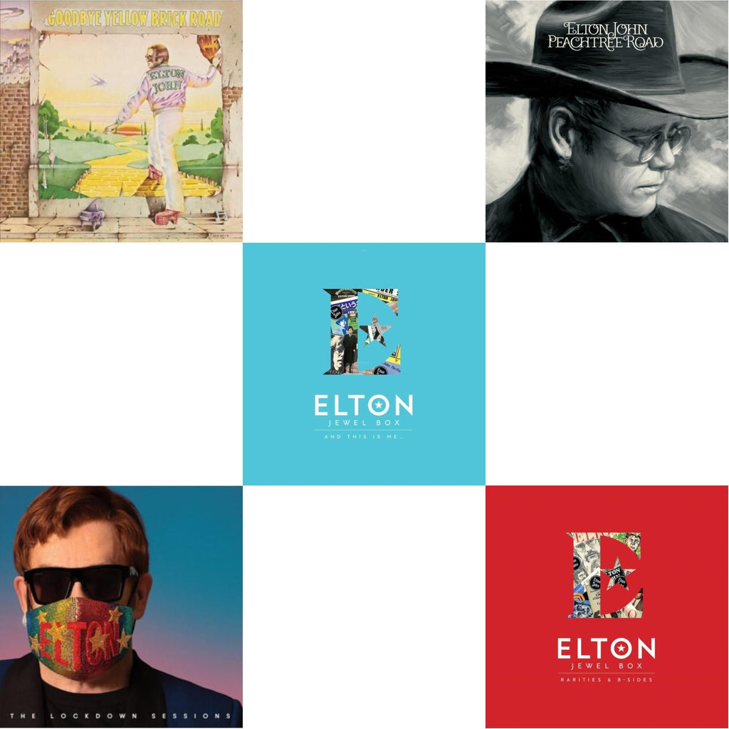 Lockdown Sessions (Blue Vinyl/2LP) (X) & Peachtree Road (2LP) & Jewel Box (3LP - Rarities & B-Sides) & Jewel Box (2LP - And This Is Me) & Goodbye Yellow Brick Road
