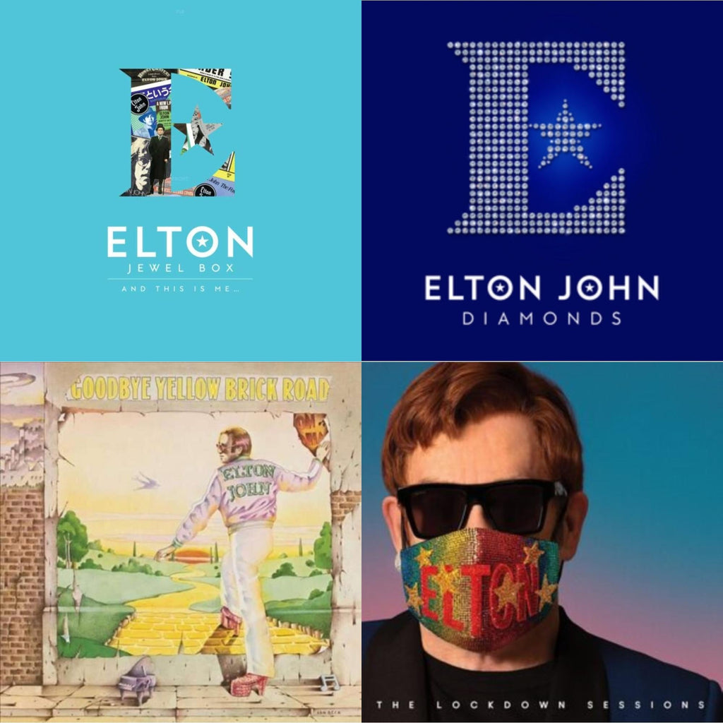 Lockdown Sessions (Blue Vinyl/2LP) (X) & Jewel Box (2LP - And This Is Me) & Goodbye Yellow Brick Road & Diamonds (2LP)