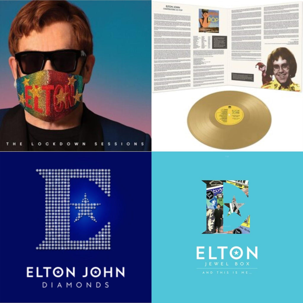 Lockdown Sessions (Blue Vinyl/2LP) (X) & Jewel Box (2LP - And This Is Me) & Diamonds (2LP) & Chartbusters Go Pop - Legendary Covers '69 / '70 (Gold LP Vinyl)