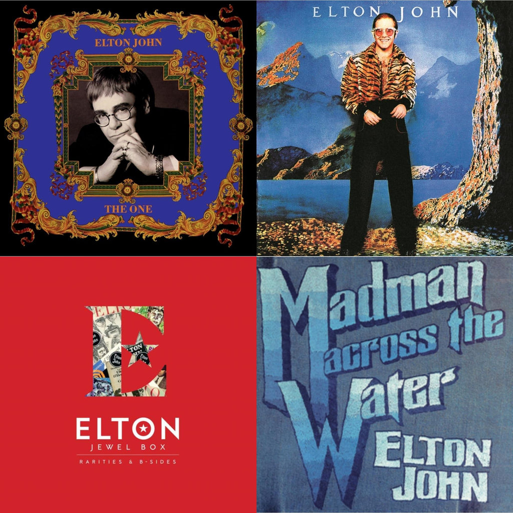 One (2LP) & Caribou (50Th Anniversary Edition/2LP/Blue Vinyl) & Jewel Box (3LP - Rarities & B-Sides) & Madman Across The Water (LP)
