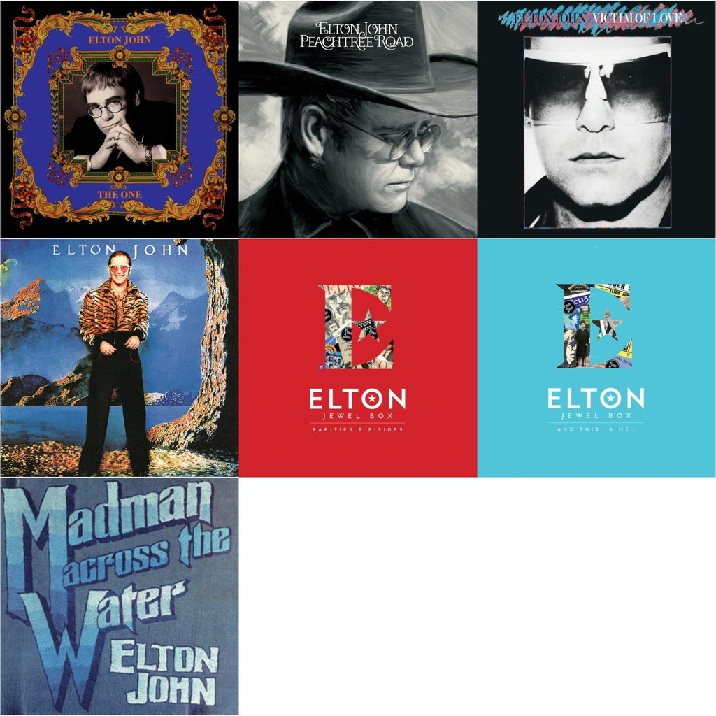 One (2LP) & Peachtree Road (2LP) & Victim Of Love & Caribou (50Th Anniversary Edition/2LP/Blue Vinyl) & Jewel Box (3LP - Rarities & B-Sides) & Jewel Box (2LP - And This Is Me) & Madman Across The Water (LP)