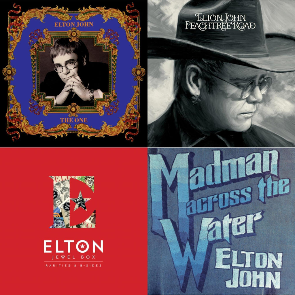 One (2LP) & Peachtree Road (2LP) & Jewel Box (3LP - Rarities & B-Sides) & Madman Across The Water (LP)
