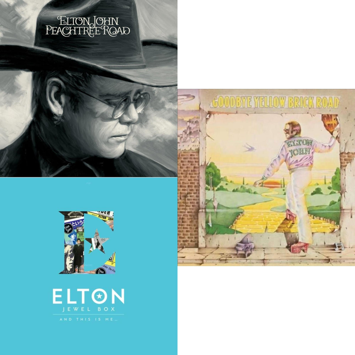 Peachtree Road (2LP) & Jewel Box (2LP - And This Is Me) & Goodbye Yellow Brick Road