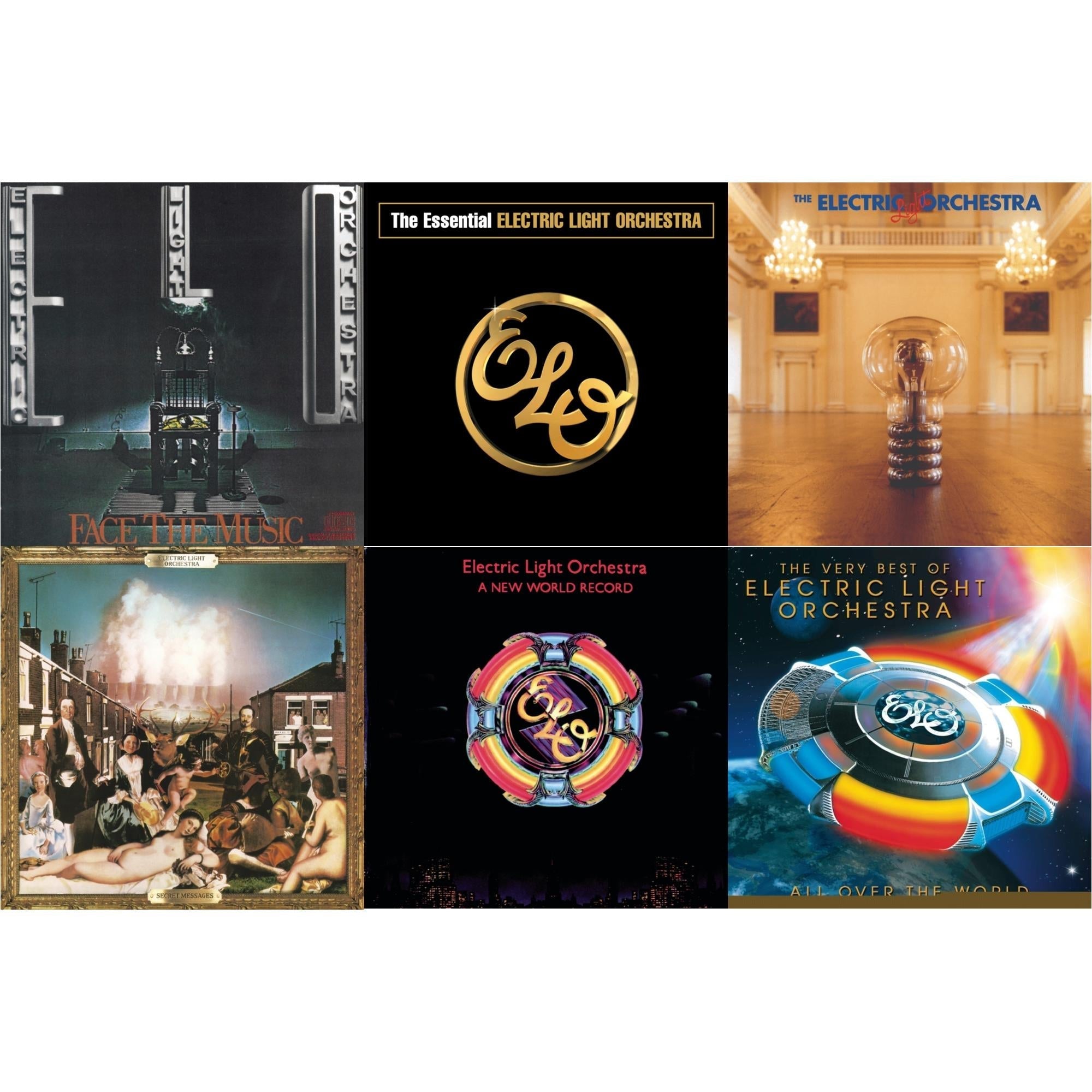 All Over The World: Very Best Of & Secret Messages & New World Record & No Answer & Face The Music & Essential Electric Light Orchestra