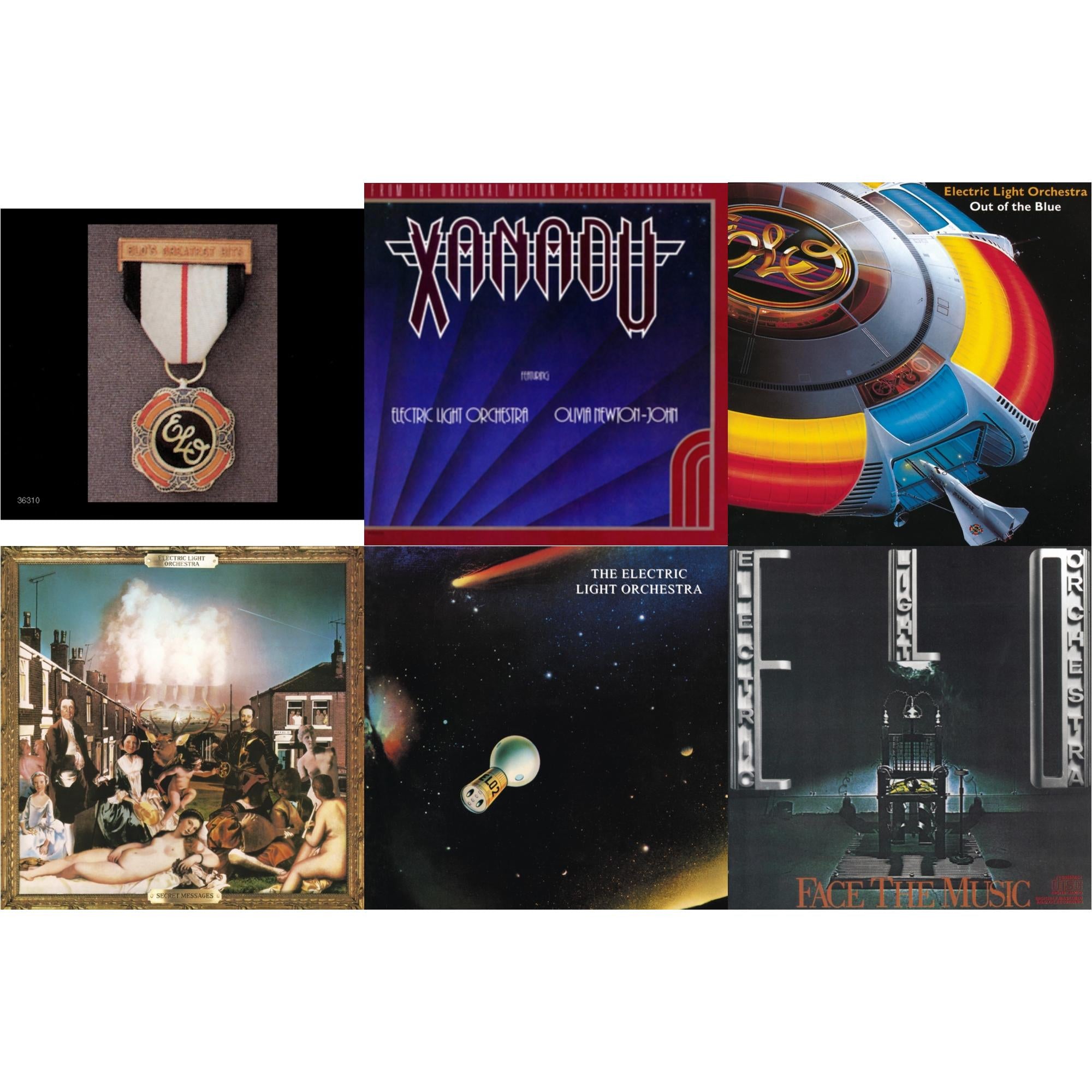 Greatest Hits & Xanadu - Original Motion Picture Soundtrack & Out Of The Blue & Secret Messages & Elo 2 & Face The Music