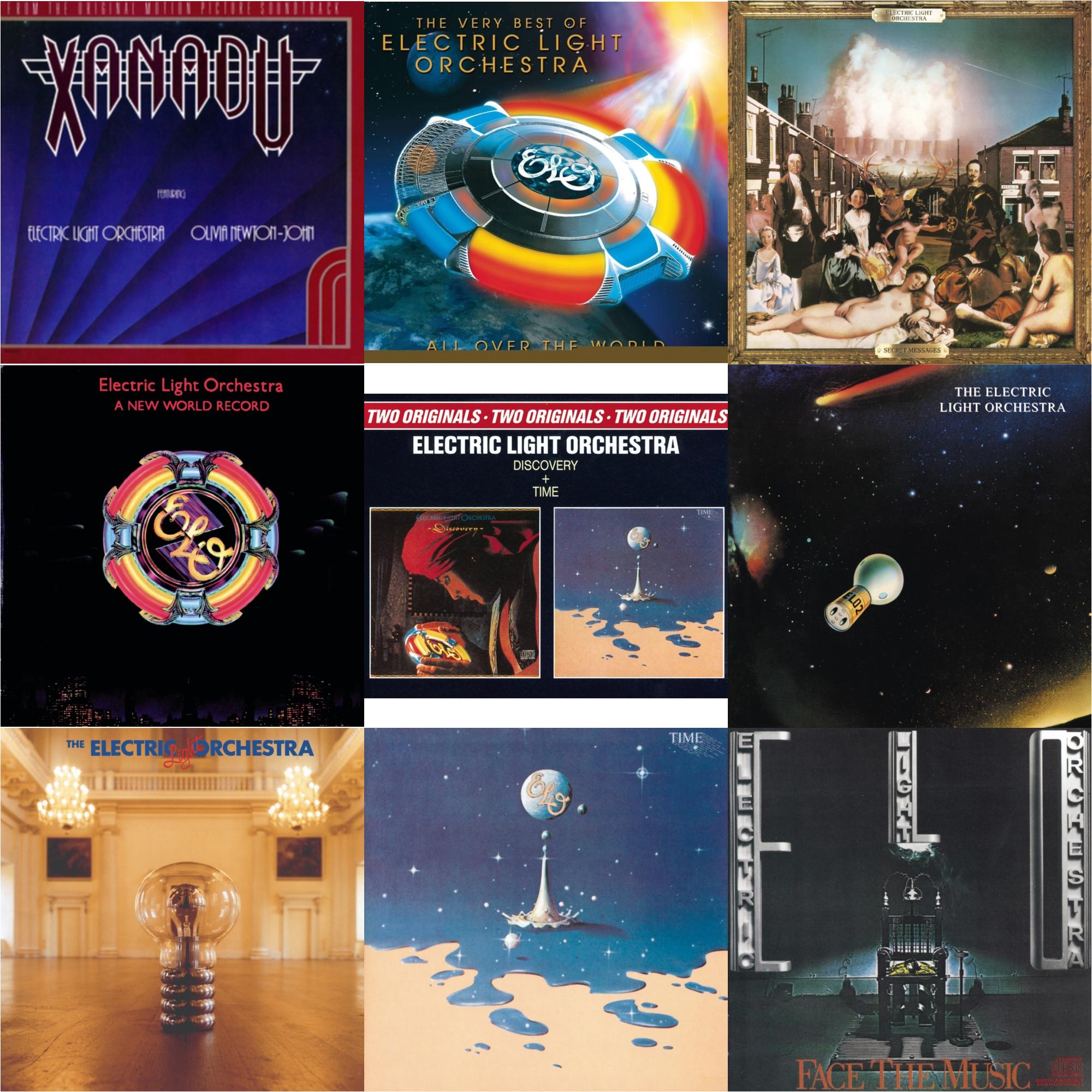 Xanadu - Original Motion Picture Soundtrack & All Over The World: Very Best Of & Secret Messages & New World Record & Discovery & Elo 2 & No Answer & Time & Face The Music