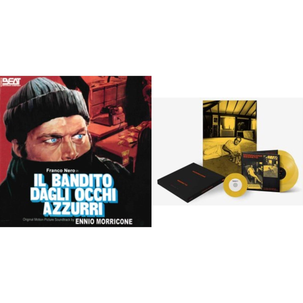 Ennio Morricone - Blue-Eyed Bandit (Il Bandito Dagli Occhi Azzurri) Ost & Morricone Segreto (Yellow Vinyl/2LP/7Inch Single Collector's Edition)
