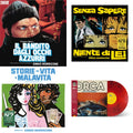 Blue-Eyed Bandit (Il Bandito Dagli Occhi Azzurri) Ost & Senza Sapere Niente Di Lei (Yellow LP Vinyl) & Storie Di Vita E Malavita (Colonna Sonora Originale Del Film) & Orca (Music From The Motion Picture) (Reel Cut Series) (Red LP Vinyl)