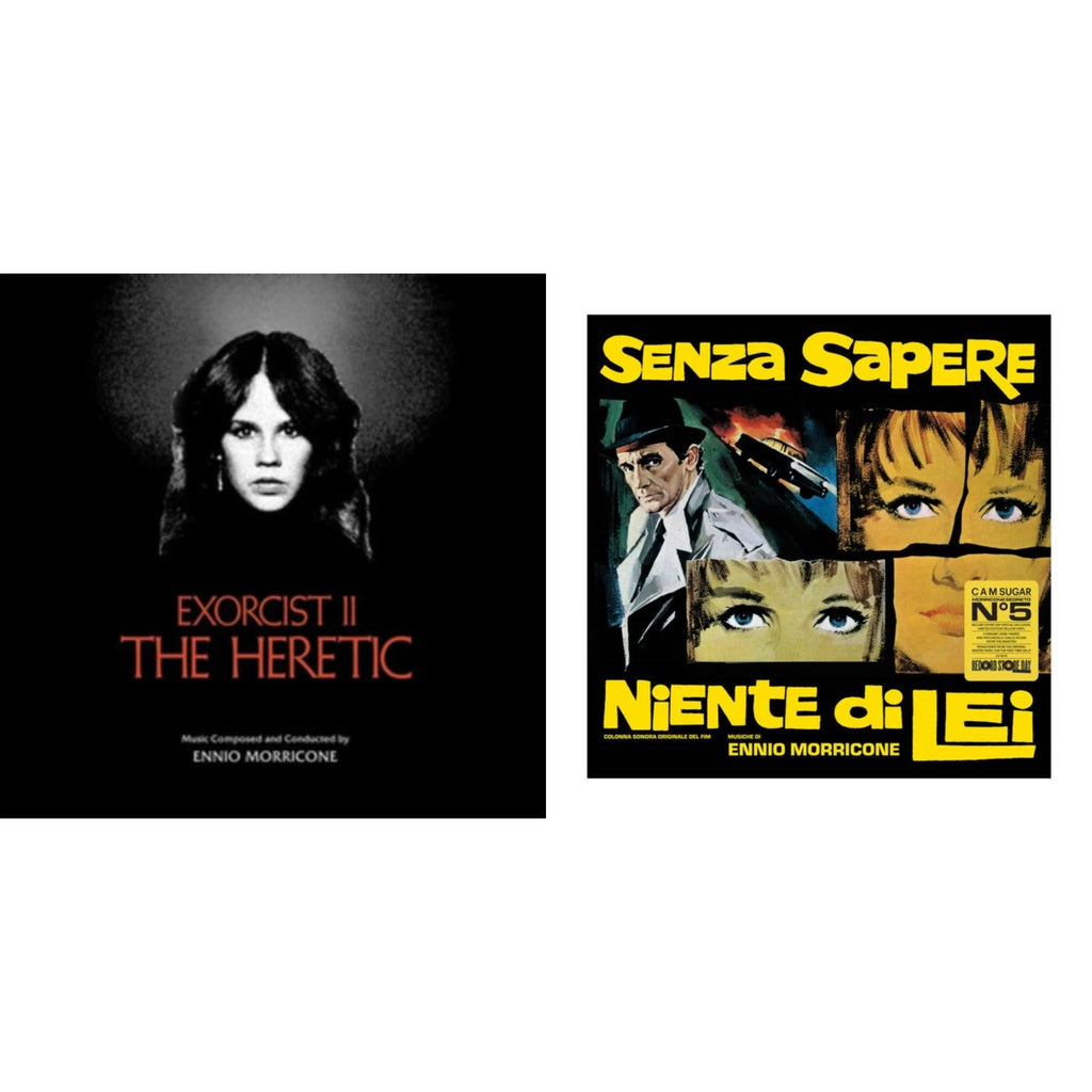 Senza Sapere Niente Di Lei (Yellow LP Vinyl) & Exorcist Ii: The Heretic (Blood Red With Black Splatter LP Vinyl) (Ams Exclusive)