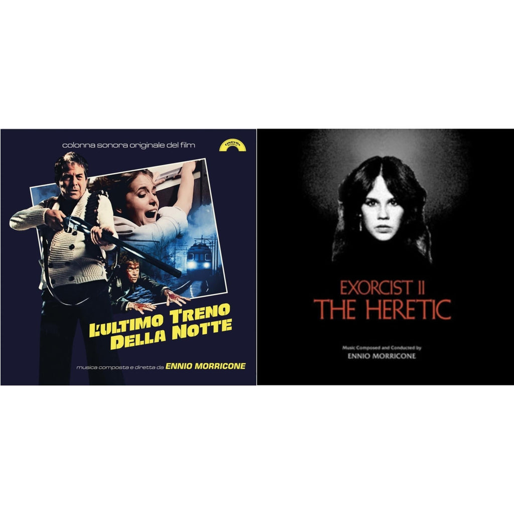 L’Ultimo Treno Della Notte (Yellow LP Vinyl) & Exorcist Ii: The Heretic (Blood Red With Black Splatter LP Vinyl) (Ams Exclusive)