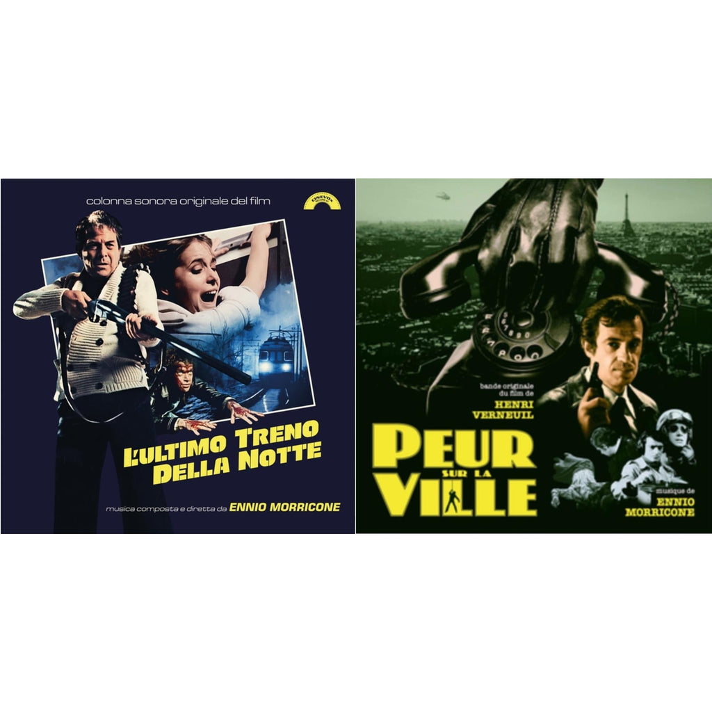 Peur Sur La Ville (Gatefold Sleeve Designed By Eric Adrian Lee) & L’Ultimo Treno Della Notte (Yellow LP Vinyl)