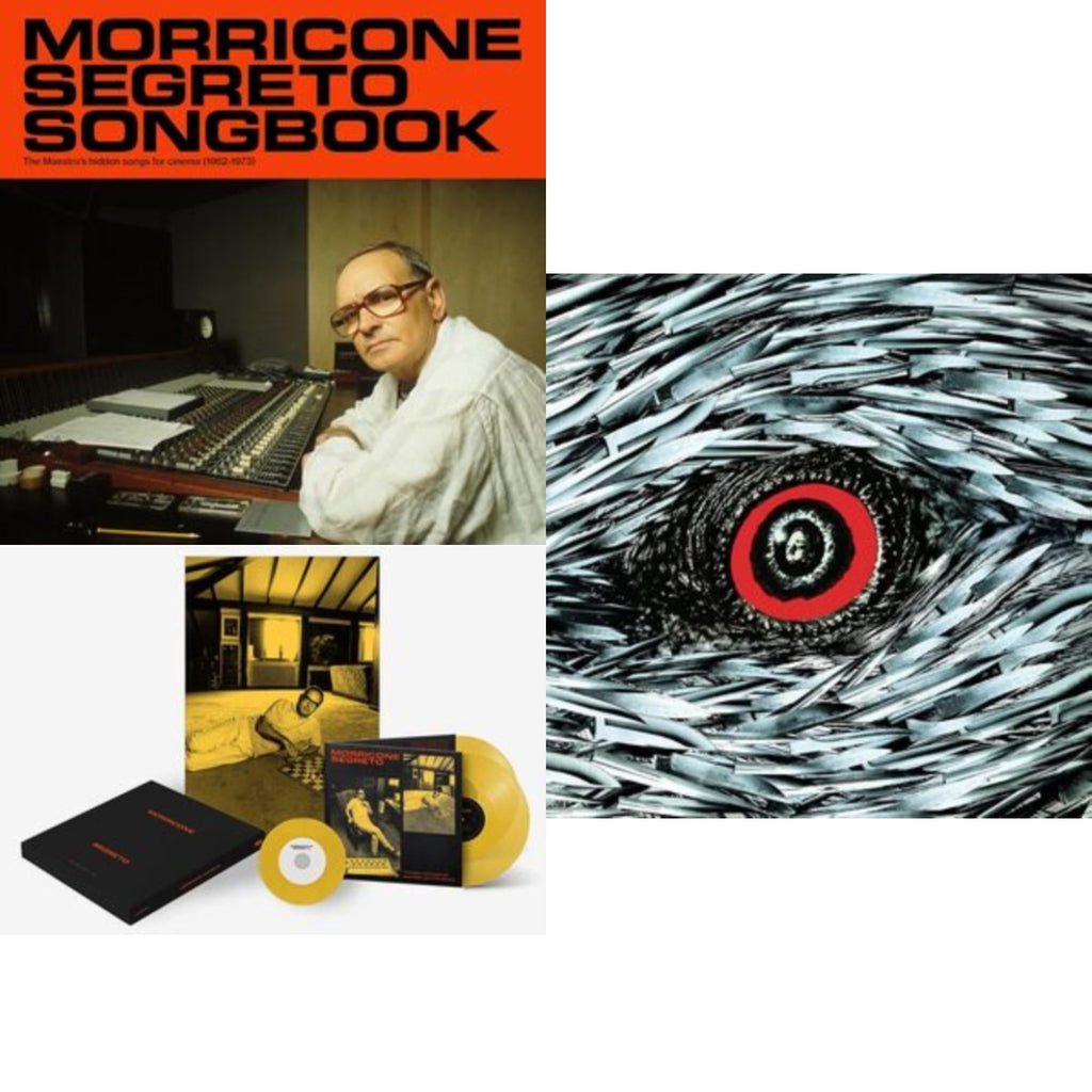 Morricone Segreto (Yellow Vinyl/2LP/7Inch Single Collector's Edition) & Morricone Segreto Songbook (1962-1973) (2LP) & Bird With The Crystal Plumage (140G/Crystal Clear LP Vinyl)
