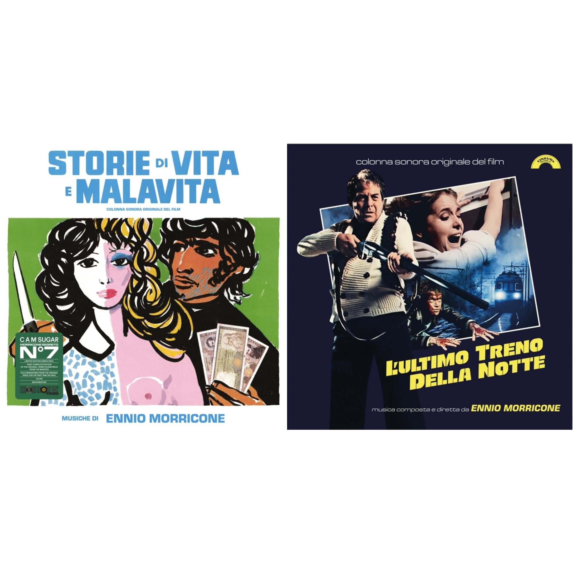 L’Ultimo Treno Della Notte (Yellow LP Vinyl) & Storie Di Vita E Malavita (Colonna Sonora Originale Del Film)