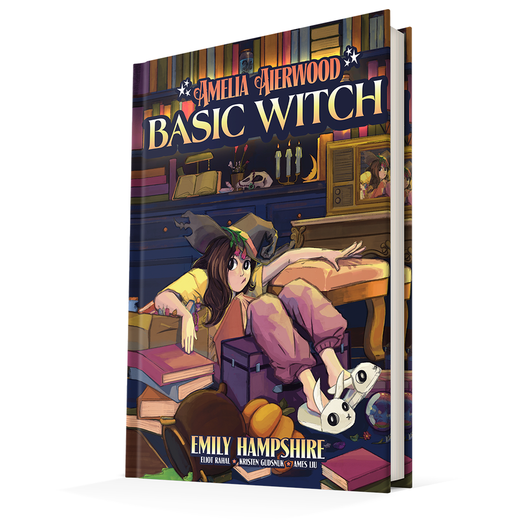 Emily Hampshire: Amelia Aierwood, Basic Witch - Hardcover Graphic Novel Book